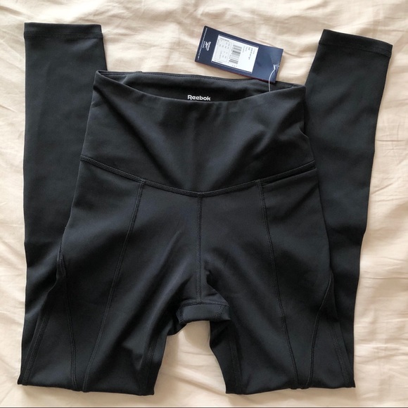 Reebok High Waisted Training Leggings Tights - Picture 5 of 8